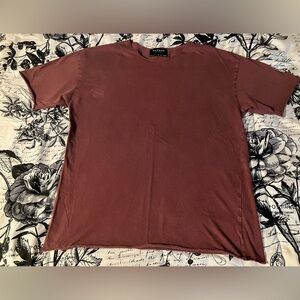 Pacsun Grunge Boxy Fit Burgundy Men’s Shirt Small